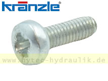 Gewindeschneidschraube M 2,5 x 8 DIN 7500-CVZ blau verzinkt 44168 für KRÄNZLE SONSTIGE