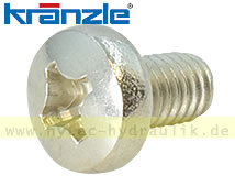  Edelstahlschraube M 6 x 10   44177 für KRÄNZLE THERM-1165