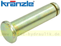 Bolzen mit Kopf und Einstich D=12 L=50mm für Handkehrmaschine 1 1 51053 für KRÄNZLE SONSTIGE