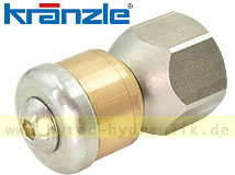 Rohrreinigungsdüse 045 1/4''IG Ausführung ''KNR'' rotierend KNR045-1/4 für KRÄNZLE SONSTIGE