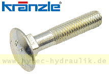 Schloßschraube M 8 x 40 DIN 603 blau verzinkt 41703 für KRÄNZLE SONSTIGE