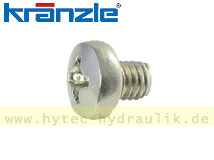 Linsenschraube M4 x 5 ISO 7045-A2 mit Kreuz 418041 für KRÄNZLE SONSTIGE