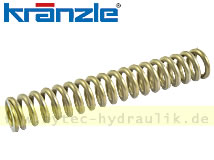 Druckfeder 2,0 x 9,5 x 70 für Drehzahlregulierung 42587 für KRÄNZLE SONSTIGE