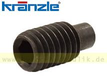 Gewindestift M 6 x 12 DIN915 schwarz 42590 für KRÄNZLE SONSTIGE