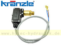 Druckschalter (sw) mit Mechanik (Pos. 84 + 85) 443893 für KRÄNZLE THERM-895