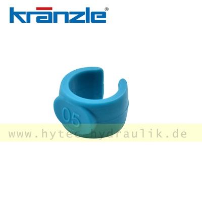 13520-05 Kennring cyan f&uuml;r D&uuml;sengr&ouml;&szlig;e 05 - Kr&auml;nzle Original