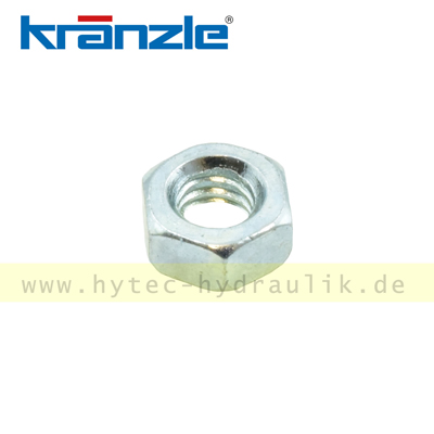 15026 Sechskantmutter M 4 DIN934-8 blau verzinkt - Kr&auml;nzle Original