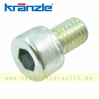 40.122 Innensechskantschraube M8x12 DIN912-8.8 blau verz.- von Kr&auml;nzle