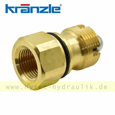 402481 Ausgangsst&uuml;ck AQ 3/8 IG (Ausf. Kugelr&uuml;ckschl.) - von Kr&auml;nzle