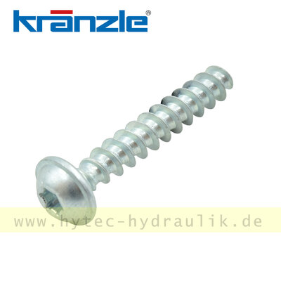 41412 Kunststoffschraube 5,0 x 30 blau verz. - Kr&auml;nzle Original