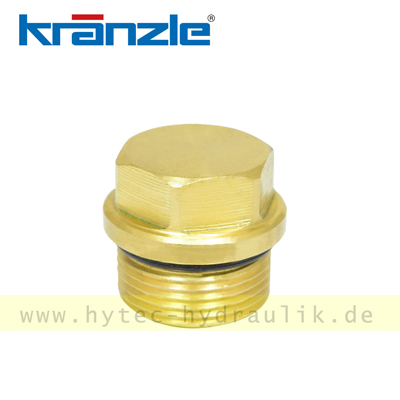 41714 Ventilstopfen APG M21x1,5, SW19, Messing - Kr&auml;nzle Original