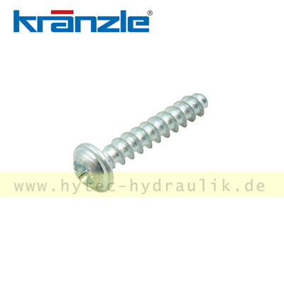 43415 Kunststoffschraube 3,5 x 20 blau verzinkt - Kr&auml;nzle Original