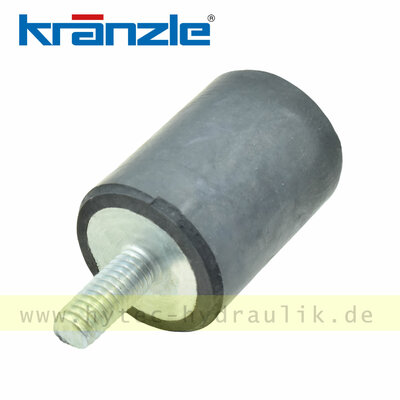 43.419 2 Gummi-Metall-Anschlagpuffer 15 x 20 - Kr&auml;nzle Original