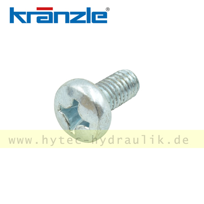 43421 Linsenschraube M 6 x 12 mit Kreuzschlitz - Kr&auml;nzle Original