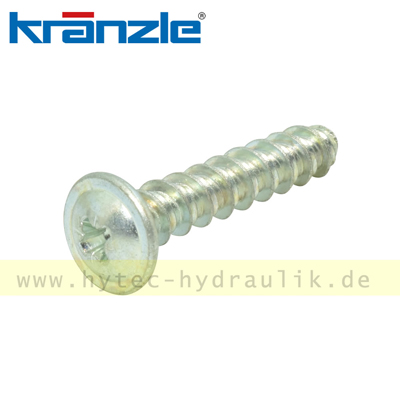 434231 Kunststoffschraube 6,0 x 30 blau verz. - Kr&auml;nzle Original