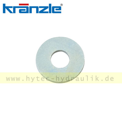 43472 Unterlegscheibe gro&szlig; 4,3 DIN 9021 Stahl blau verz. - von Kr&auml;nzle