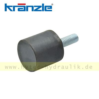 43818 Gummi-Metall-Anschlagpuffer 20x20 M6x18 mm - Kr&auml;nzle Original