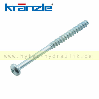 44519 Kunststoffschraube 5,0 x 70 blau verz. - Kr&auml;nzle Original