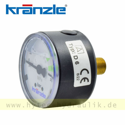 496023 Kr&auml;nzle Manometer Detailansicht