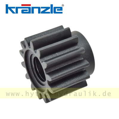 50115 Zahnrad z=14 f&uuml;r Kehrmaschine 2+2  (hinten links) - von Kr&auml;nzle