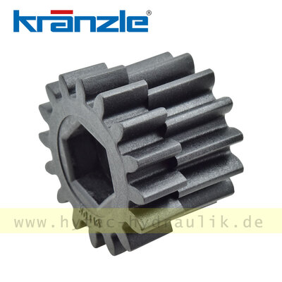 50118 Doppelzahnrad f&uuml;r Kr&auml;nzle 2+2 Kehrmaschine - Kr&auml;nzle Original