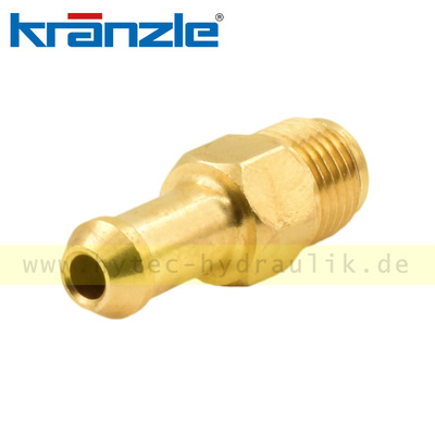 Kr&auml;nzle 13236 Saugzapfen Schlauchanschluss Chemie mit Teflonbuchse