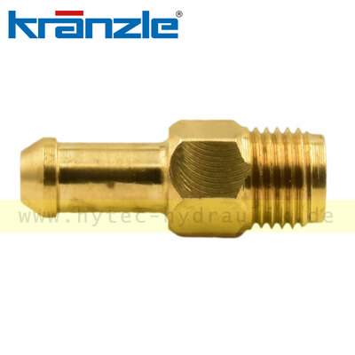 Kr&auml;nzle 13236 Saugzapfen Schlauchanschluss Chemie mit Teflonbuchse