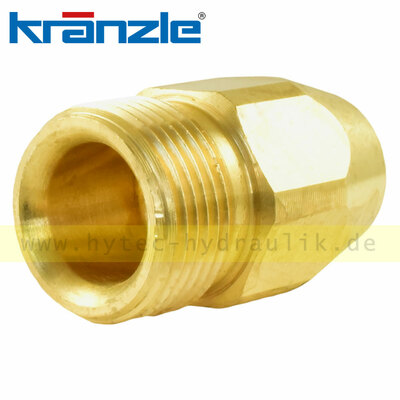 13363 Nippel M22x1.5 AG mit ISK auf M12x1 IG - Kr&auml;nzle Original