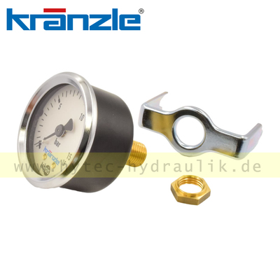 Kr&auml;nzle 443620 Manometer 0-16 bar &yen;50 mm Fronteinbau