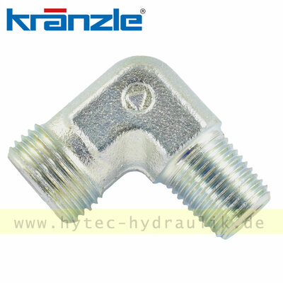 Kr&auml;nzle 44864 Ermetoverschraubung Winkel gelb verzinkt