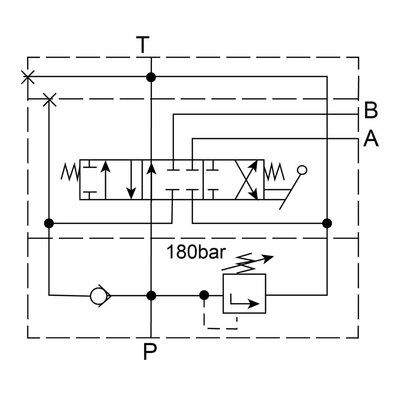 TS-1DFF Schaltzeichen