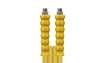 Schlauch 2SC-10 Gelb 10 M.AGR 1/2 kpl.VA + GKS Gelb 3591464109 für R+M / Suttner HD-Schläuche kpl.