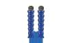 Schlauch 2SC-12 BL 30 M.DKO 22 + GKS Blau           Nippel aus VA 3661006308 für R+M / Suttner HD-Schläuche kpl.