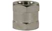 Muffe 1/2-3/8 Messing vernickelt  518534 für R+M / Suttner Verschraubungen + Kupplungen