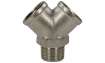 Y-Stück 3/8 IG-IG-AG Messing vernickelt  57435 für R+M / Suttner Verschraubungen + Kupplungen