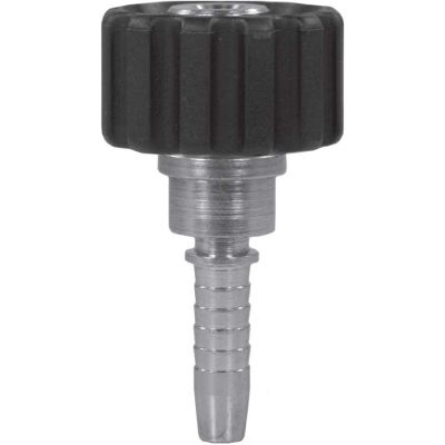 3170022 Pre&szlig;nippel DKO 08 mit Mutter M22 schwarz Nippel Stahl verzinkt, Mutter Messing von R+M / Suttner