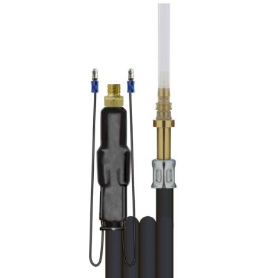 330012701005 Schlauch 1SN beheizt 5,2 M blaue Lanze 1/4""AG mit E-Kabel : Silikonschlauch von R+M / Suttner