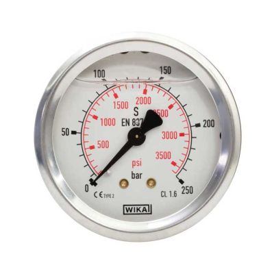 548302 Manometer 0-250 HI 63 mm 1/4"AG WIKA von R+M / Suttner