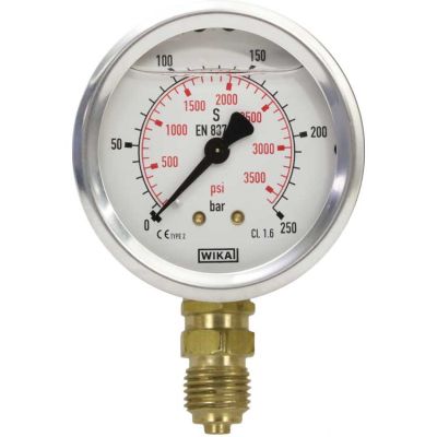 549452 Manometer 0-400 U 50 mm 1/4"AG WIKA von R+M / Suttner