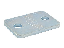 Deckplatte für Rohrschellen Serie A, Gr. 1-5 