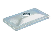 Deckplatten für Rohrschelle, Serie B (Zweirohrschelle)