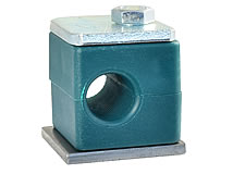 Größe 0 Rohrschellen Serie A (leichte Baureihe), kurze Anschweißplatte