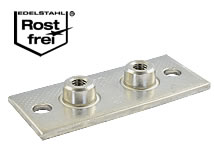 Anschweißplatten lang, für Rohrschelle, Serie A, leichte Baureihe