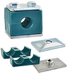 Rohrschellen und Einzelteile