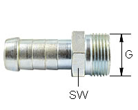 Außengewindenippel BSP mit 60°-Konus