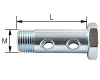 Doppelhohlschraube metrisch