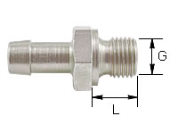 Außengewindenippel mit Einschraubzapfen zöllig