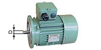 Flanschmotor, Typ B5, 1000 U/min