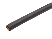 schwarze 35 mm² PVC-Aderleitung