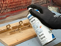 Messingspray Anwendungsbeispiel